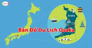 Bản đồ du lịch Osaka 1
