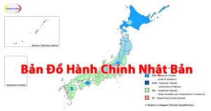 Bản đồ hành chính Nhật Bản 1