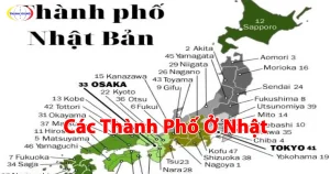 các thành phố ở Nhật