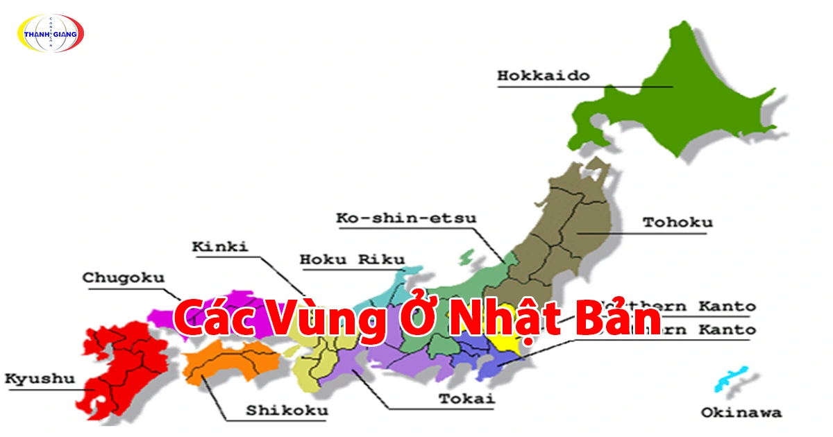 các vùng ở nhật bản