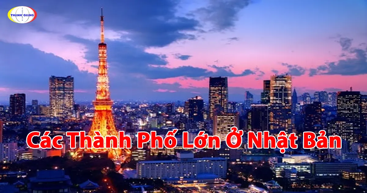 Các thành phố lớn ở Nhật Bản
