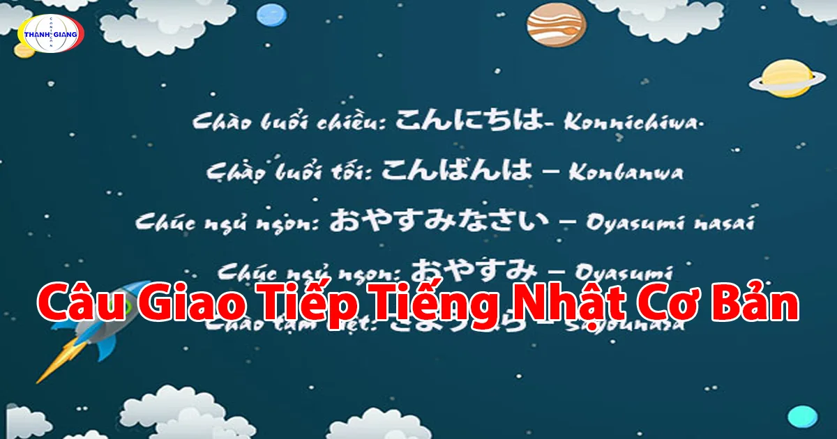 Câu Giao Tiếp Tiếng Nhật Cơ Bản