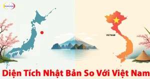 diện tích nhật bản so với việt nam