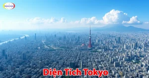 diện tích tokyo